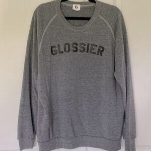 Glossier Pullover Crewneck Sweatshirt - M